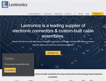 Tablet Screenshot of leotronics.co.uk